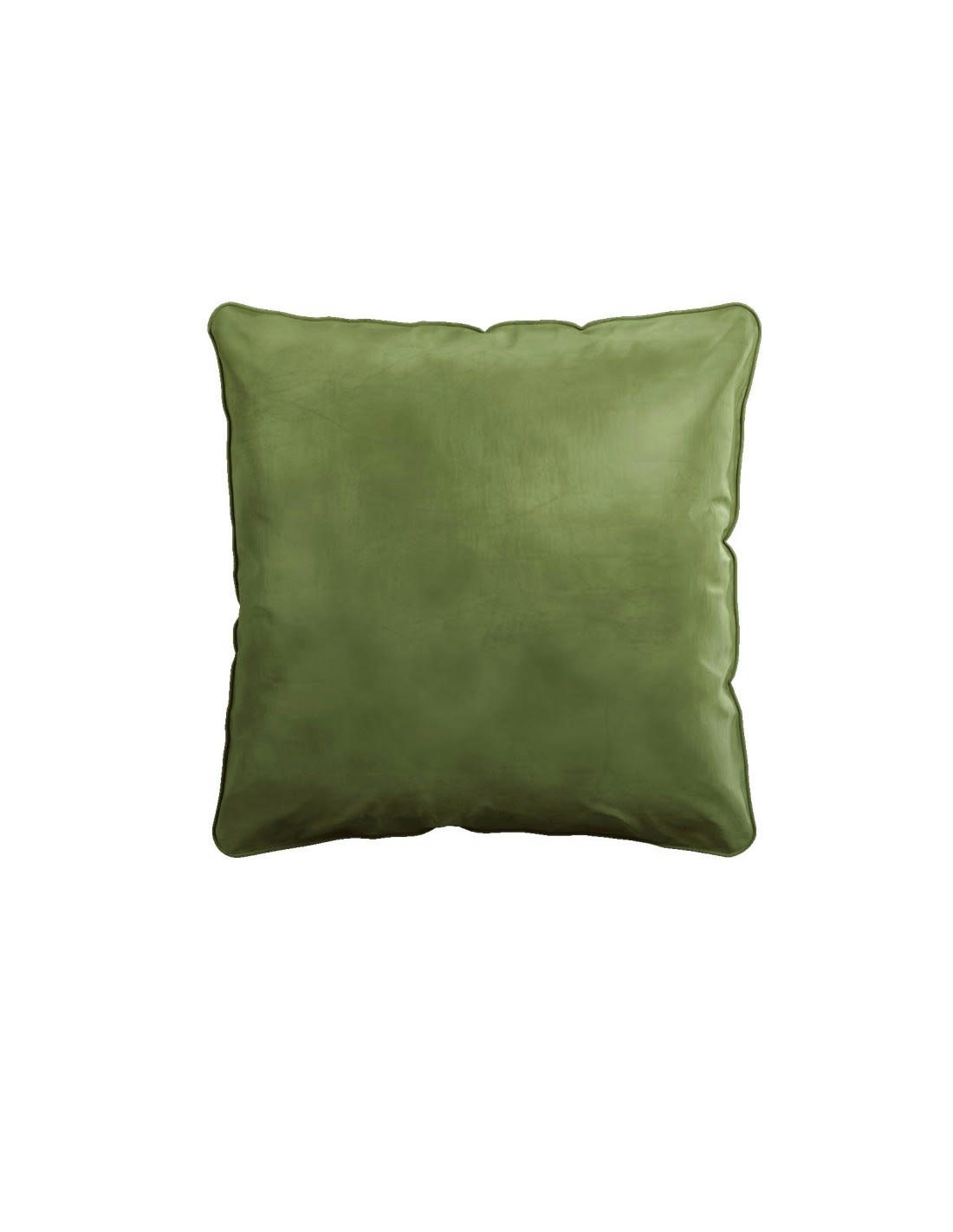COUSSIN DÉCO - Coussin garni en velours sauge