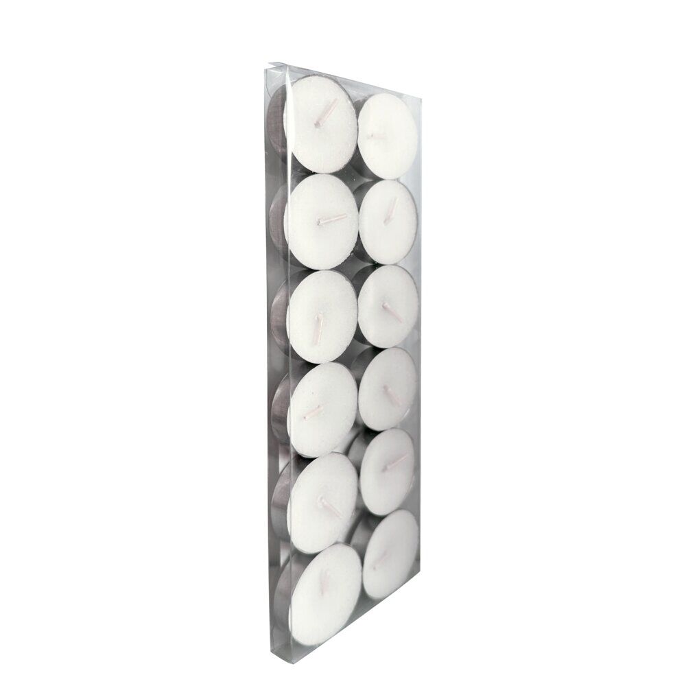 Bougie chauffe-plat blanche Ø3,5cm (lot de 12)