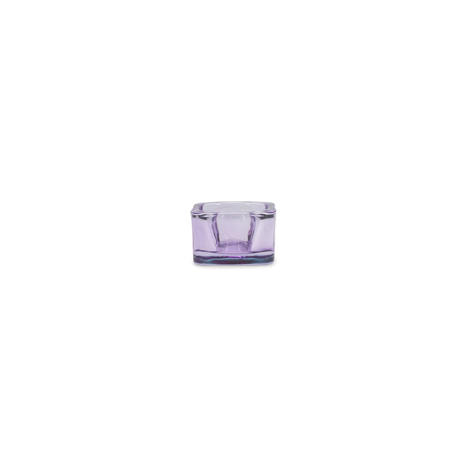 Ona - Theelichthouder 5x5cm violet Mood - Set van 2