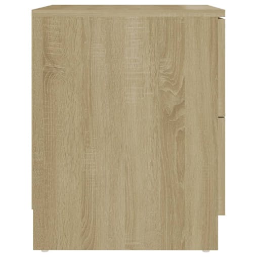 NNEVL Bedside Cabinet Sonoma Oak 40x40x50 cm Chipboard