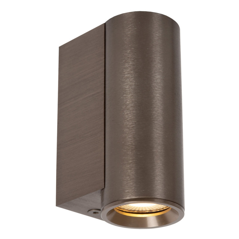 Applique extérieure Dupla café GU10 3,8 W LUCIDE