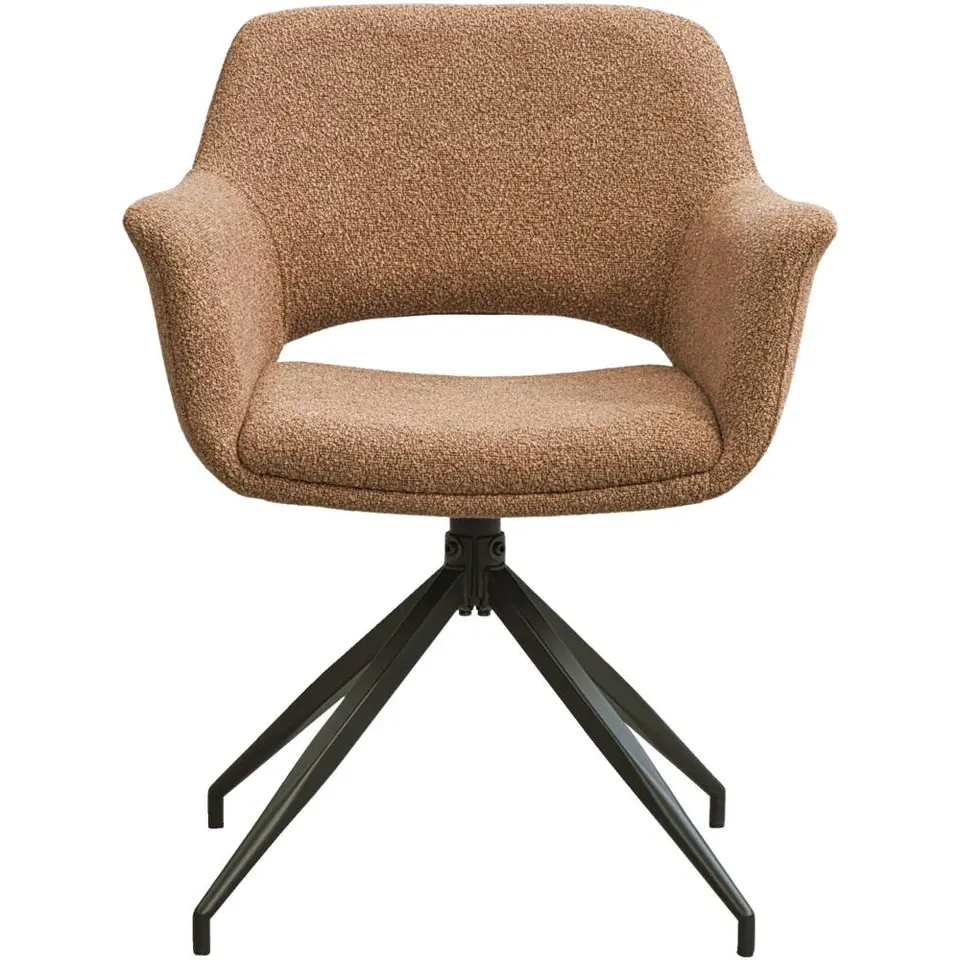 Eetkamerstoel Belle - stof - oudroze