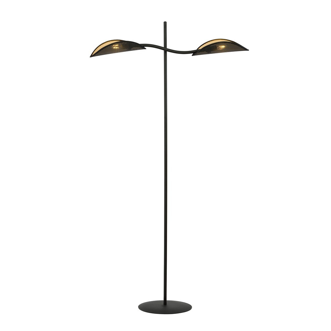 Lampa Podłogowa Lotus Lp2 Black/Gold