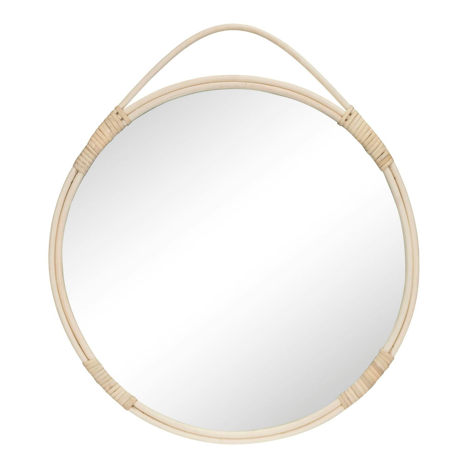 Miroir rond en rotin ø50 cm SEOUL
