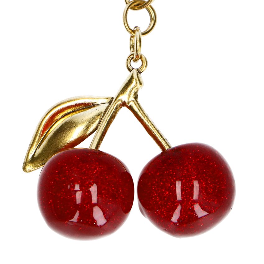 Manfield Gouden cherry bag charm
