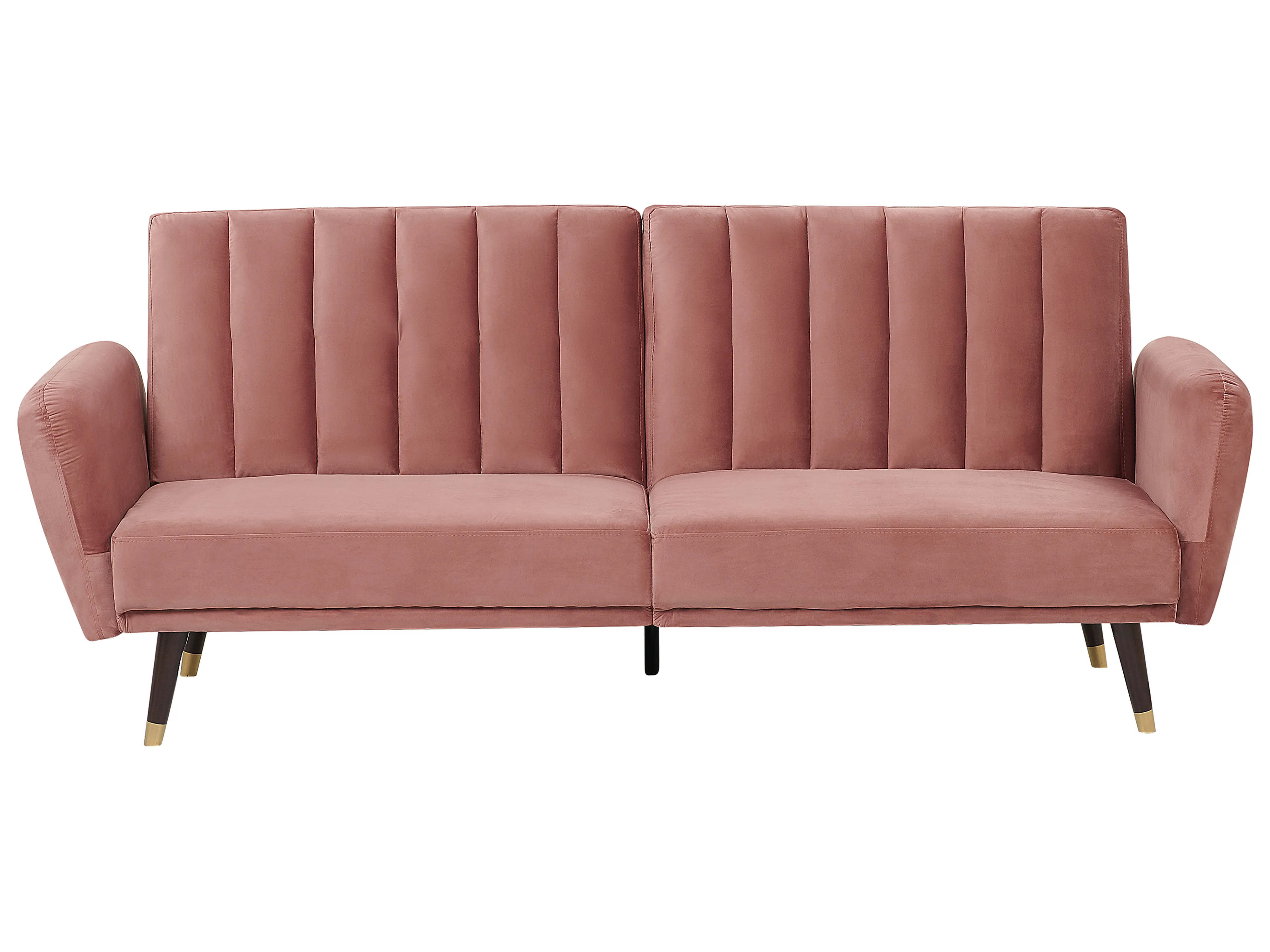 Sofa Bed 3 Seater VIMMERBY Velvet Pink
