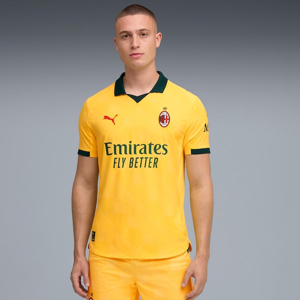 AC Milan Puma 2025/26 Third Authentic Jersey - Yellow