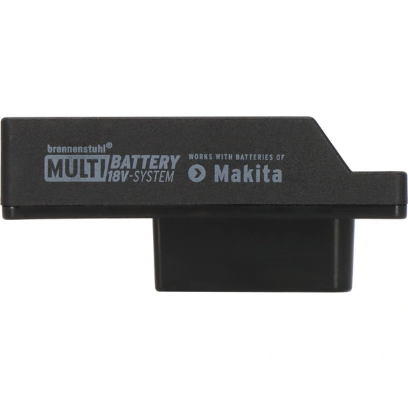 Adapterplatte, für Makita LED Baustrahler, Multi Battery 18V System, schwarz