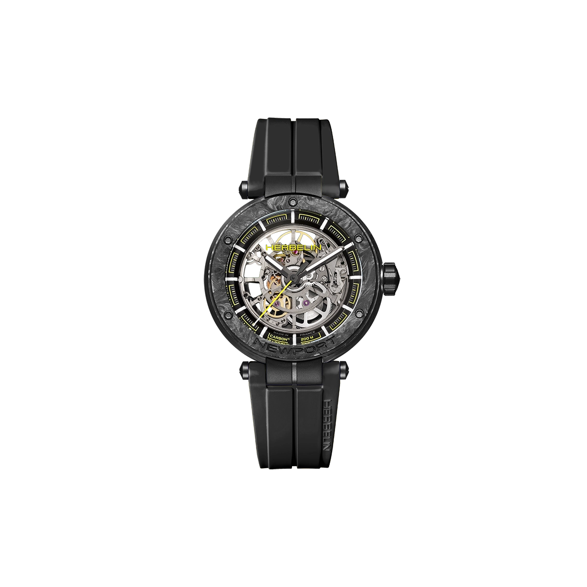 NEWPORT – CARBONE TITANE SQUELETTE – NOIR