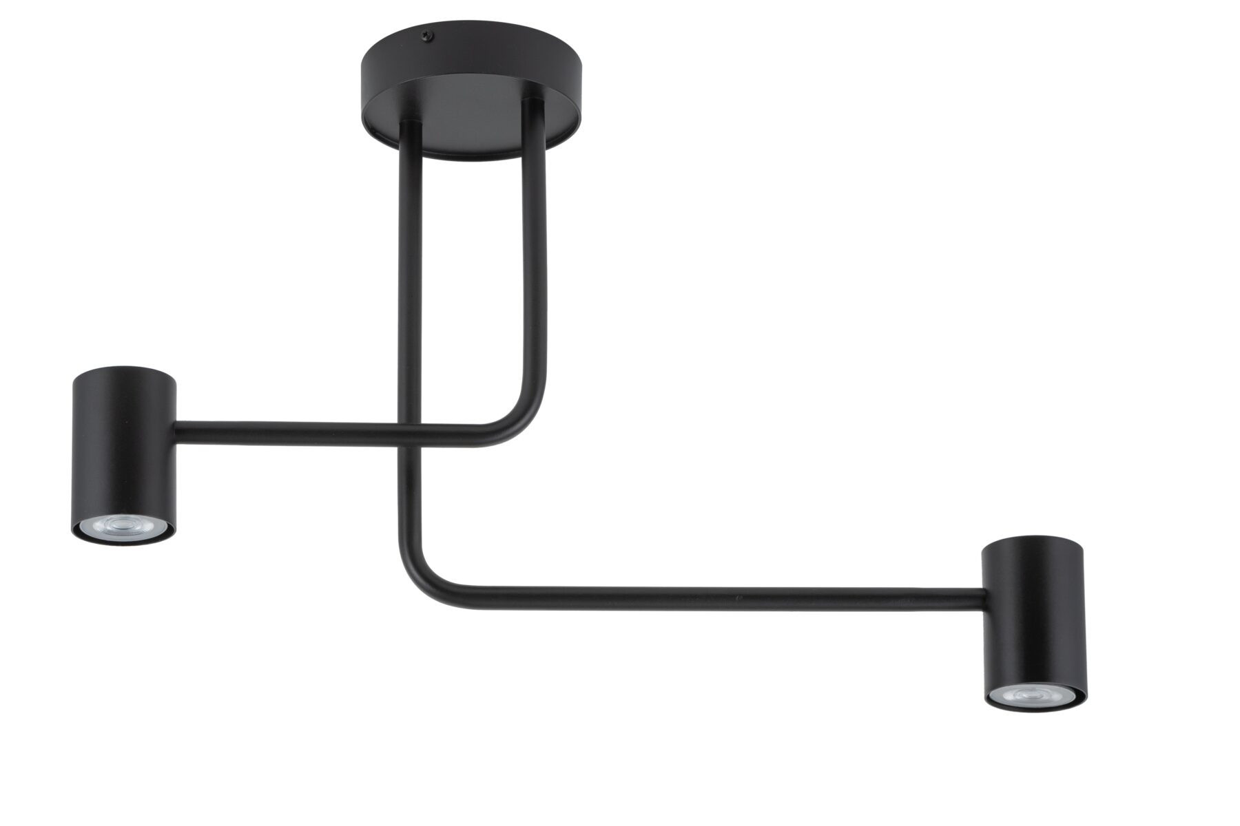Lampa sufitowa czarna Luis 2xGU10x25W wym: 39x60x13 cm Sigma Lighting