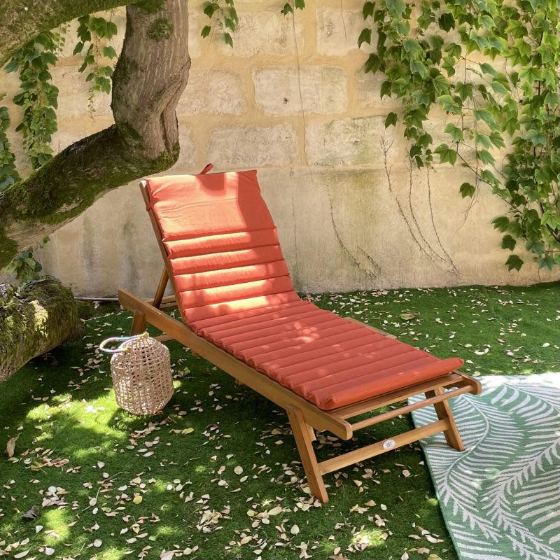 GORRIA - Matelas ondulo coloris ocre rouge