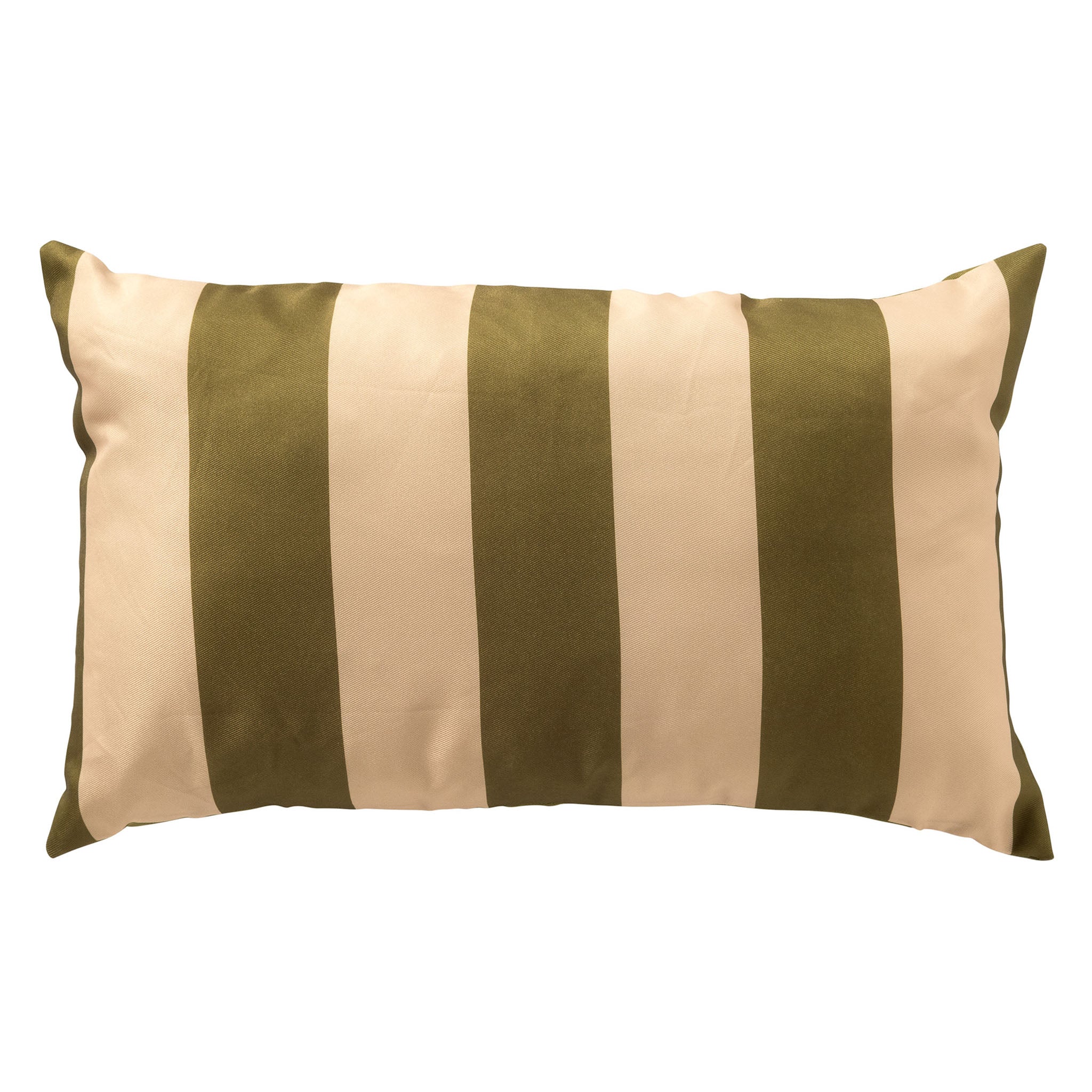 APOLLO - buitenkussen 30x50 cm - gestreept - Olive Branch - groen, beige