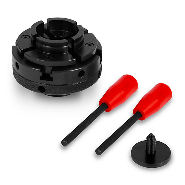 EBERTH Mandrin à quatre mâchoires de 100 mm, mandrin à 4 mors à centrage automatique, filetage de raccordement 1