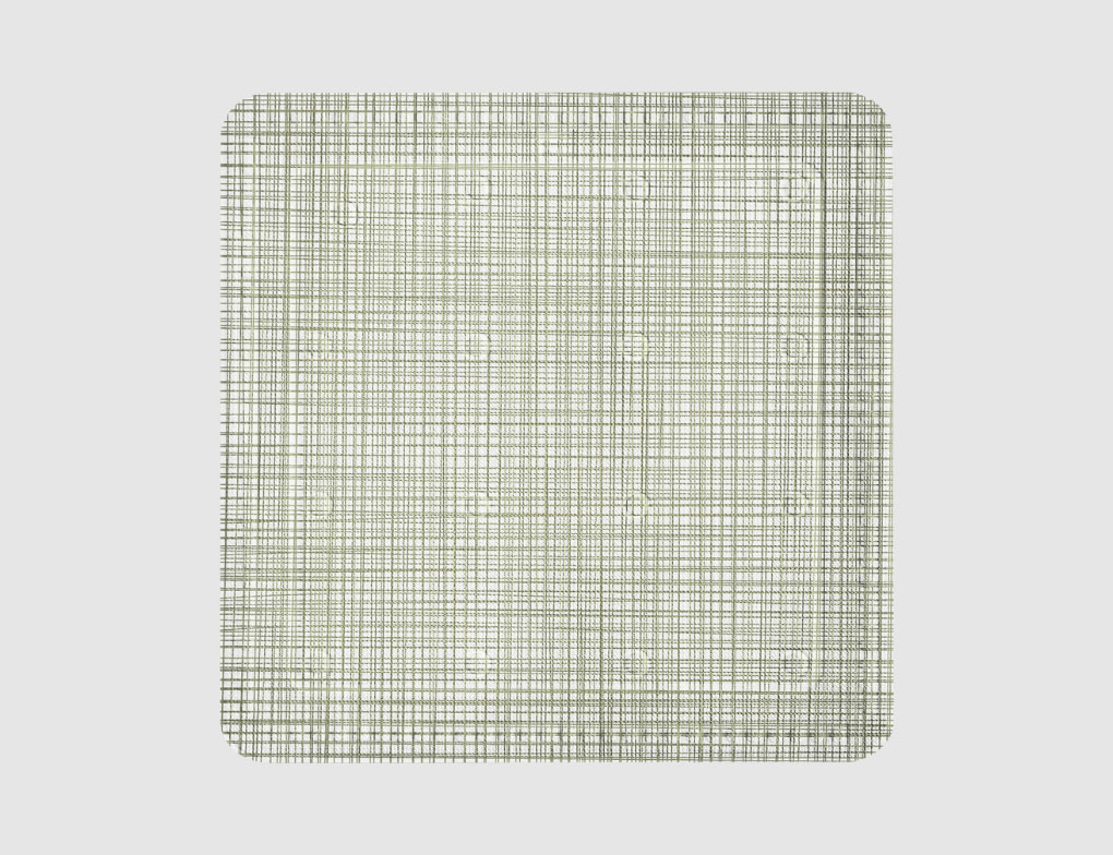 Duscheinlage Weiß, Grün 55 x 55