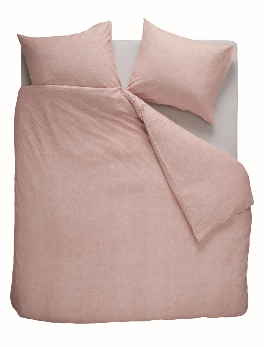 Beddinghouse dekbedovertrek Frost - 200x200/220 cm - zacht roze