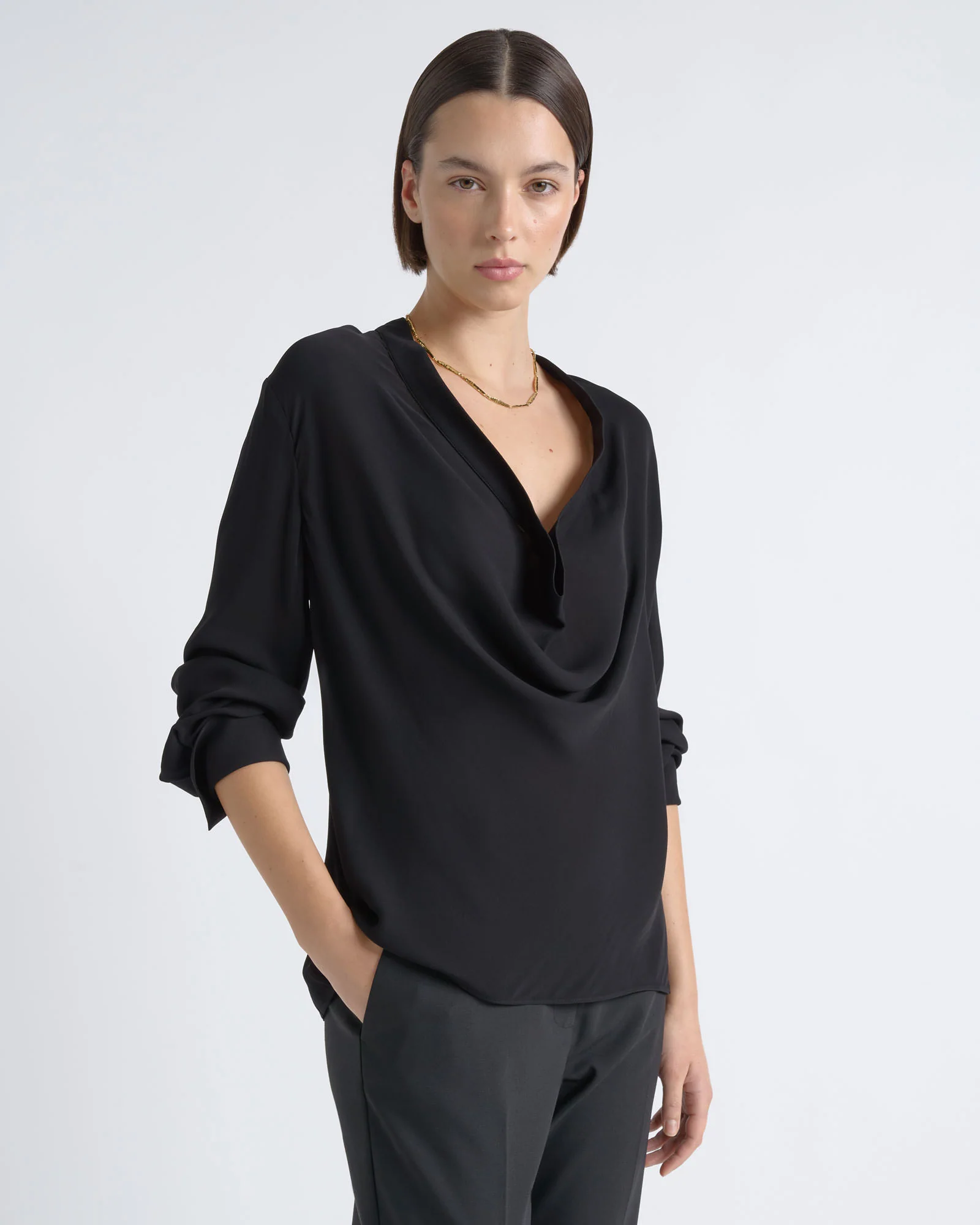 Cowl Neck Shirt