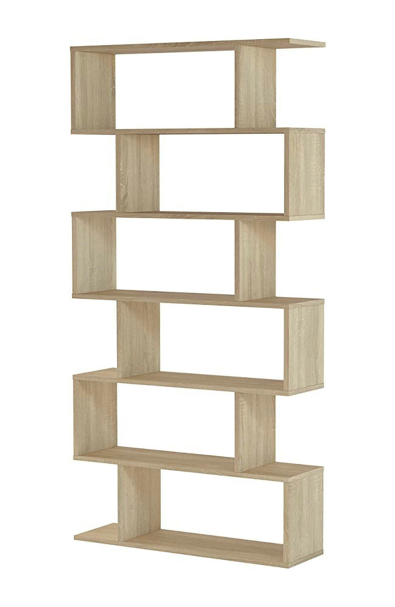 ALBAY - Bibliothèque effet bois chêne