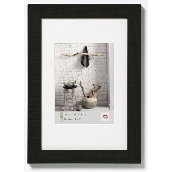 Bilderrahmen »HOME«, BxL: 22,6 x 28,6 cm, Schwarz, Holz