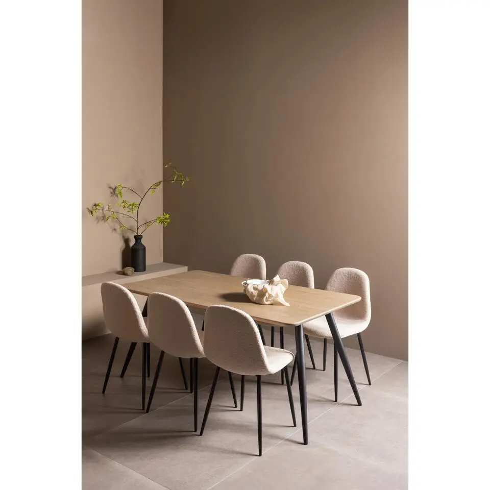 WOOOD Tablo 2-Standen Poot Conisch 1 Stuks - Metaal - Zwart - 72x79x10