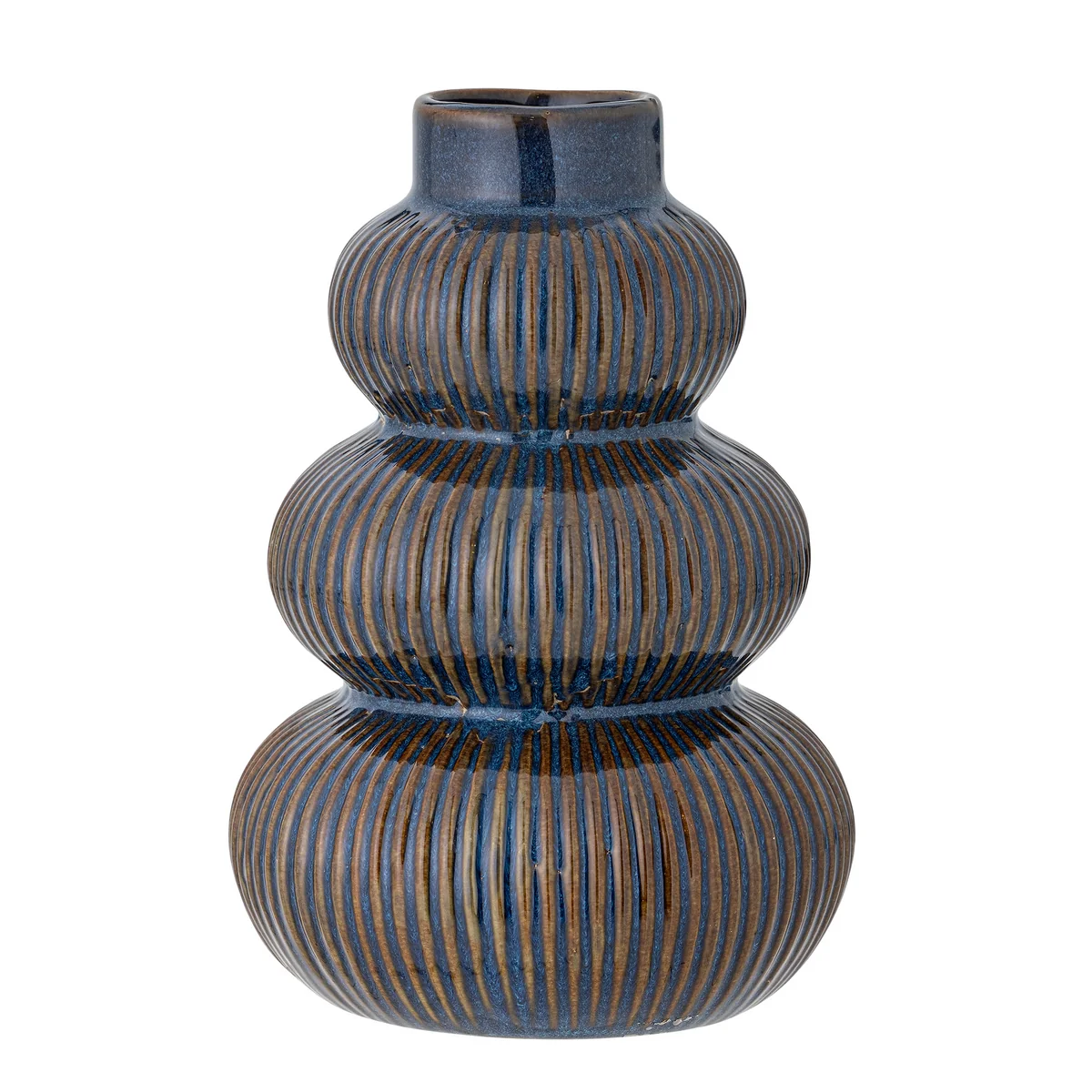 Bloomingville - Myrtle Vase, H 20 cm, blau