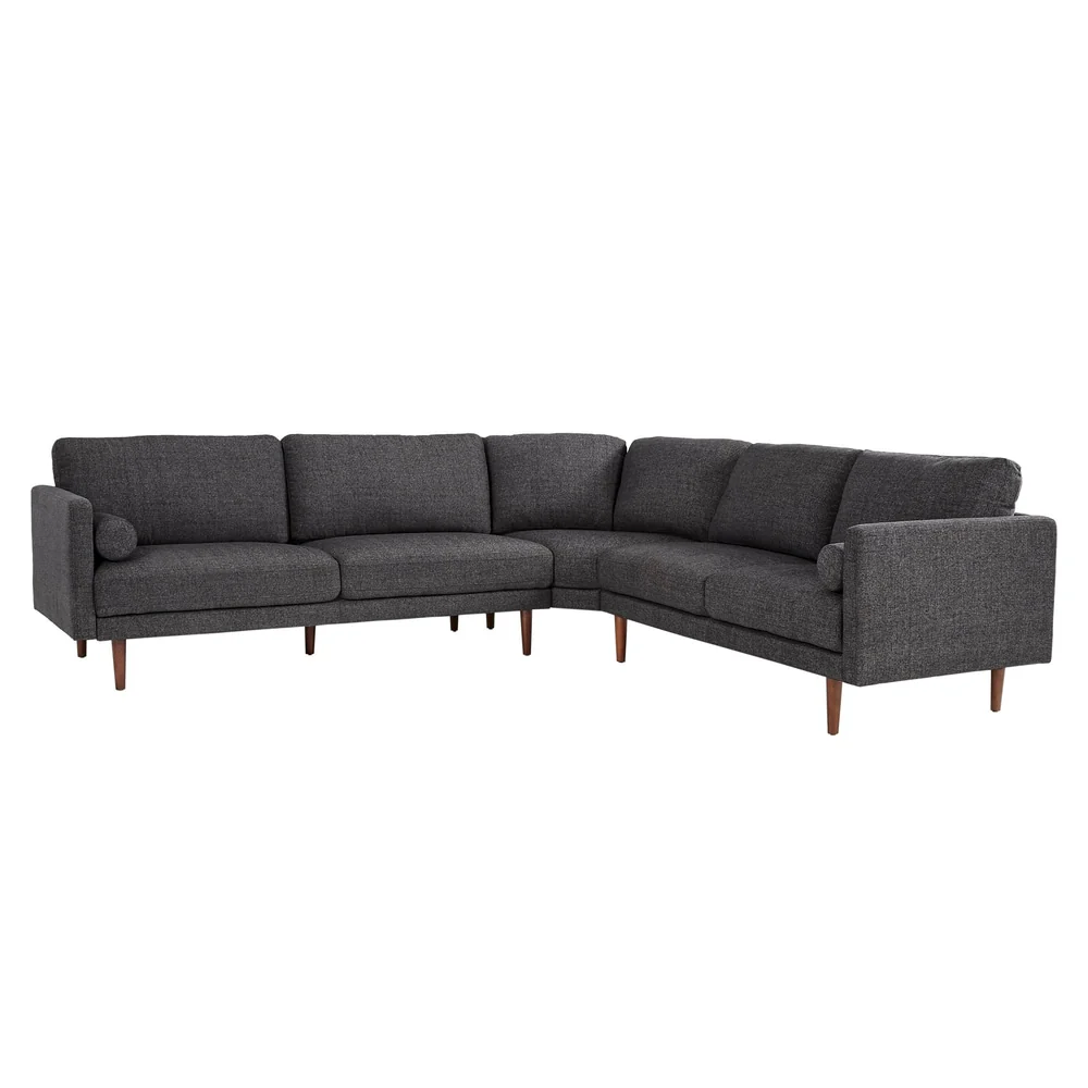 Oana Mid-Century L-shape Sectional Sofa by iNSPIRE Q Modern