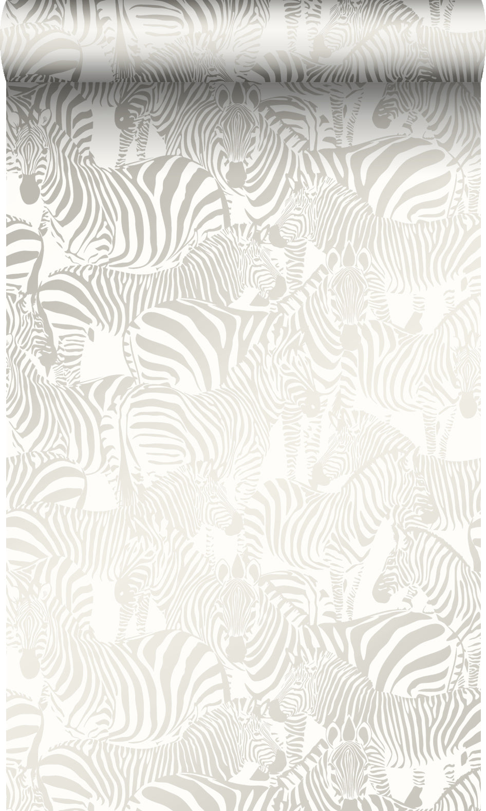 Origin Wallcoverings behang zebra's zilver - 53 cm x 10.05 m - 346836
