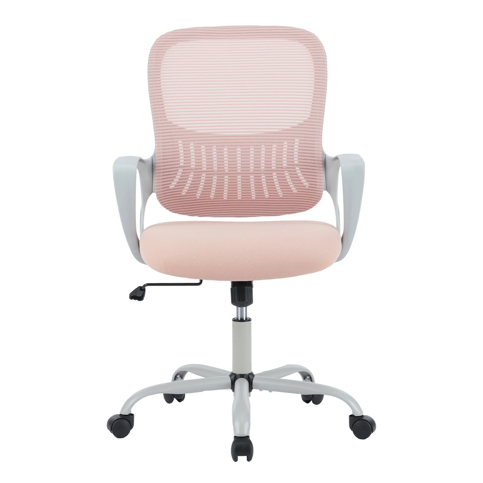 Adjustable Height Swivel Chair with Lumbar Support
