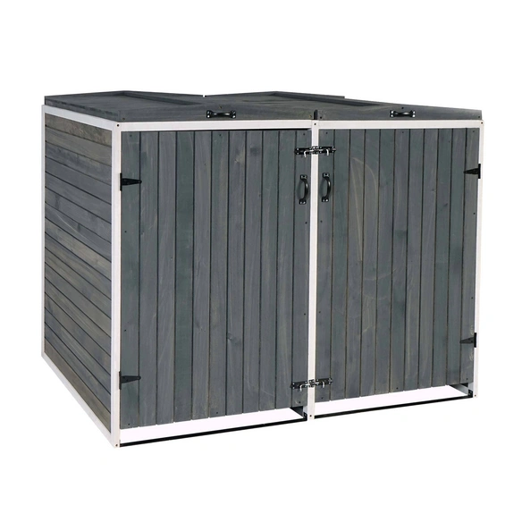 Mülltonnenverkleidung »MVG-H74«, XL 2er/4er, BxHxT: 158 x 126 x 98 cm, erweiterbar