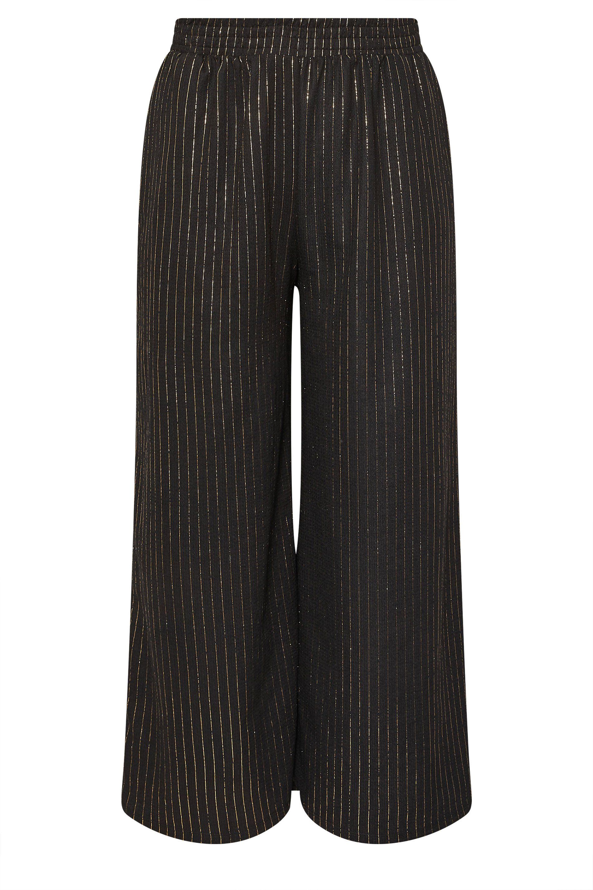 Yours Foil Wide Leg Trousers