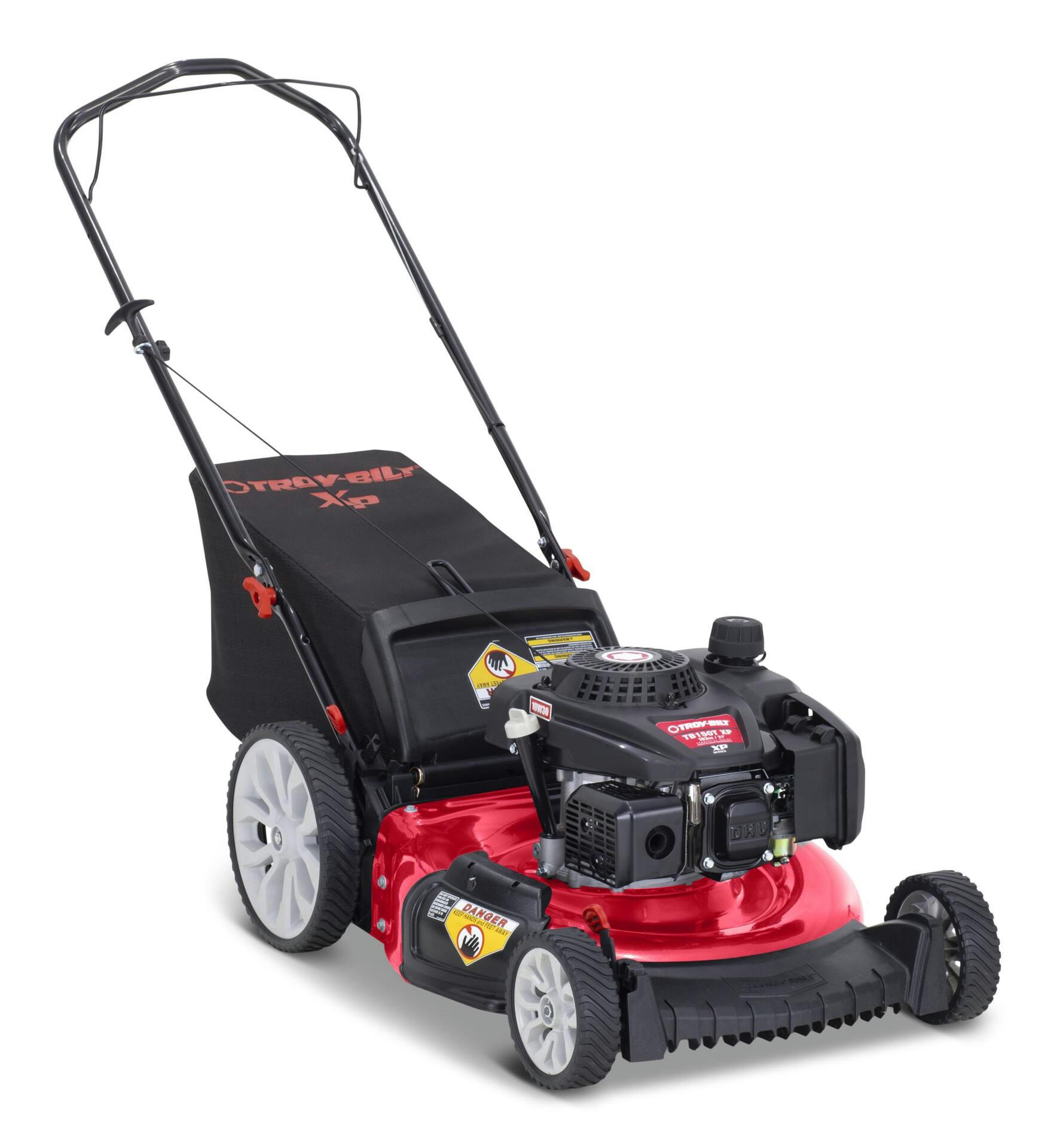 Troy-Bilt 163cc Gas Commercial Push Lawn Mower, 21-in