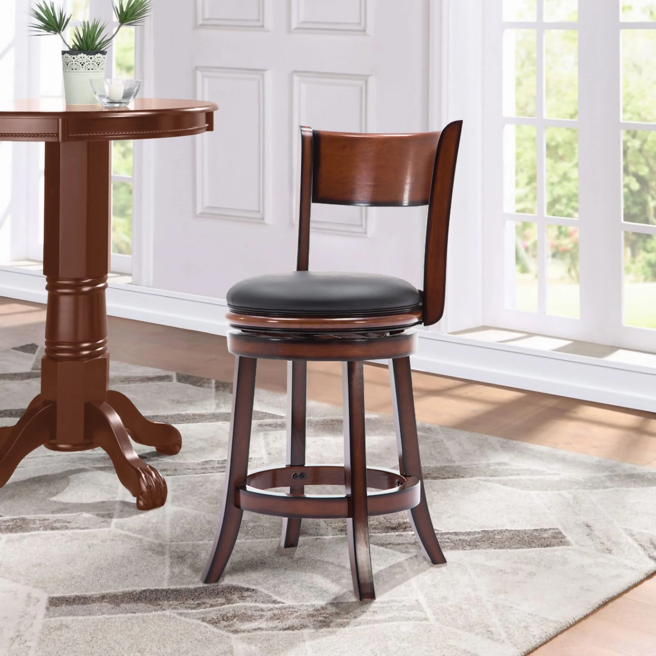 Palmetto 24-inch Swivel Stool