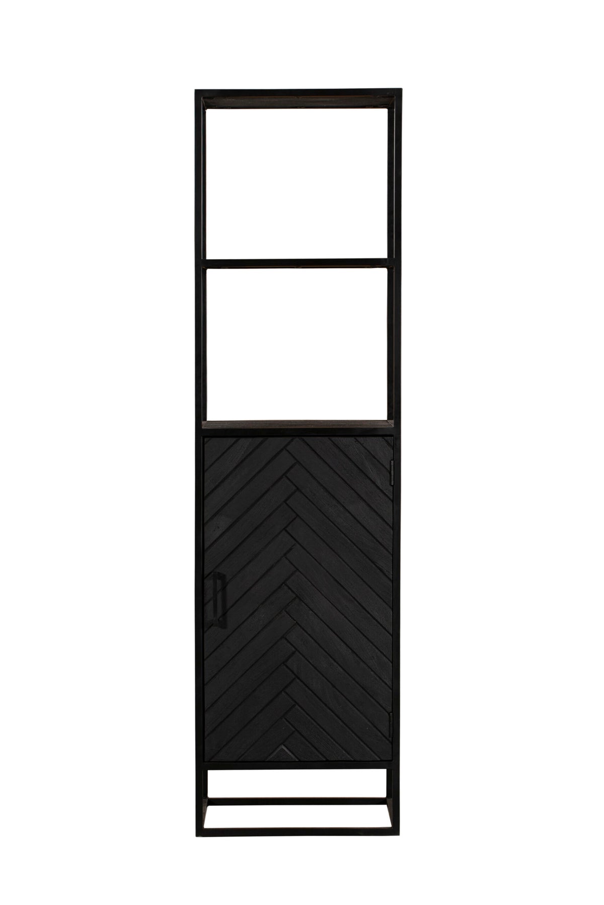 StarFurn Boekenkast New York - Zwart Hout - 55x45x200cm