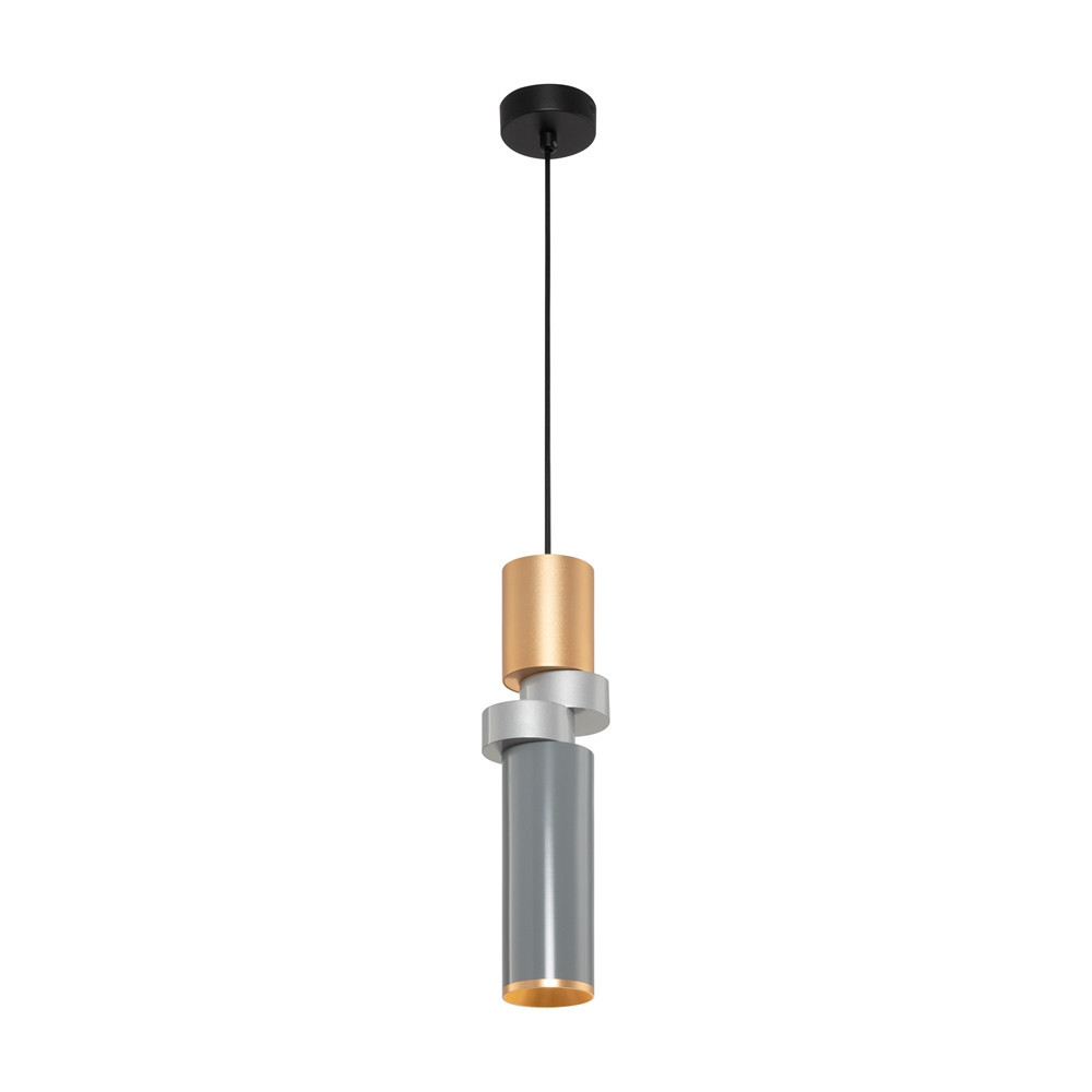 Lampa wisząca szaro-złota PALETTE 1xGU10x40W wym: 200x9,5x9,5 cm Maytoni