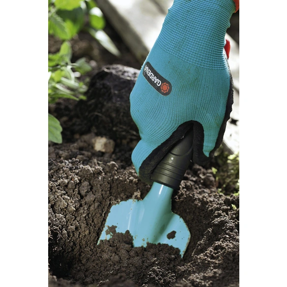 Gartenhandschuhe, türkis/schwarz, KeraTect-glasiert