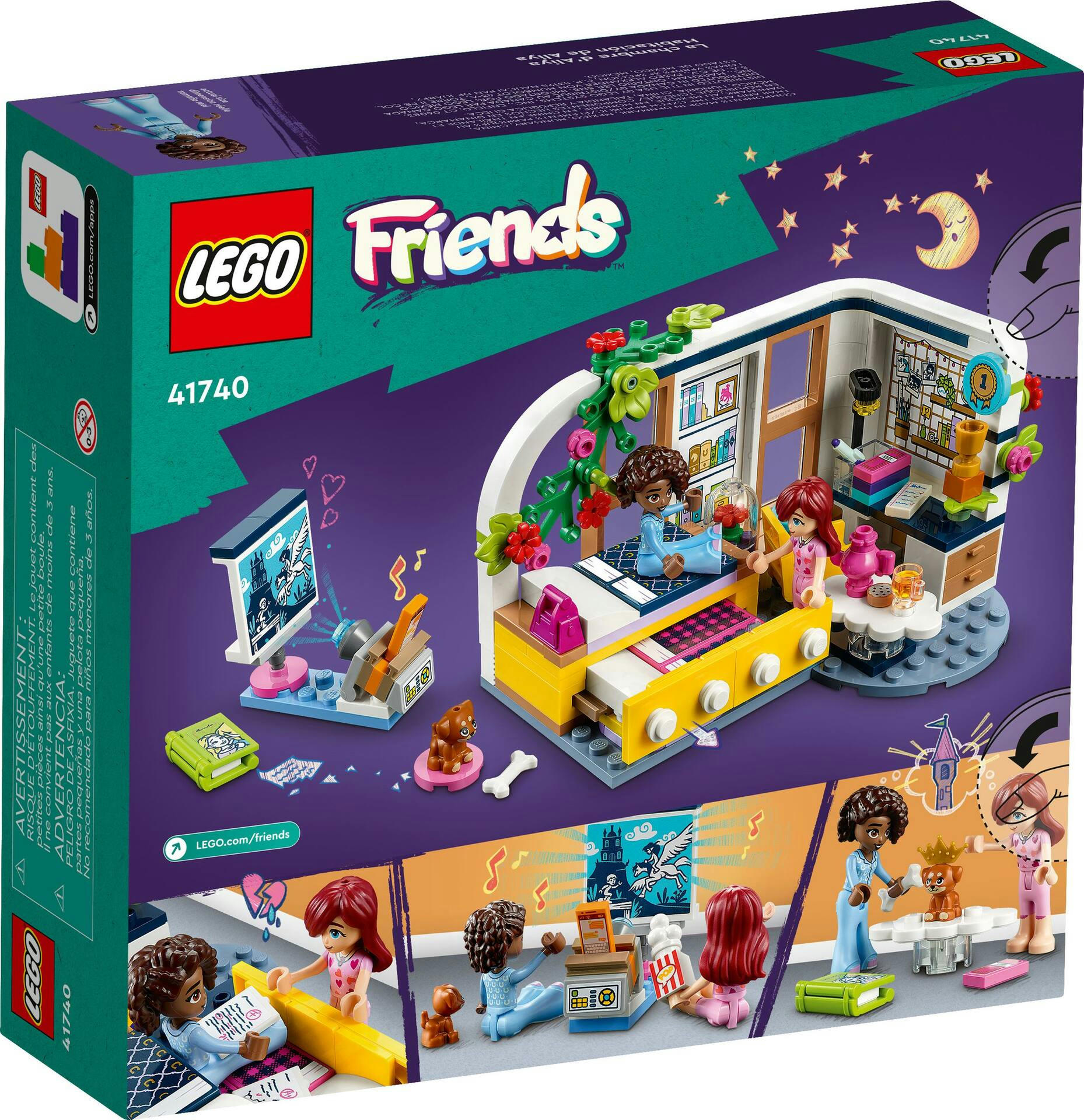 LEGO® Friends Aliya's Room Building Toy Set - 41740, 209-pcs, Ages 6+