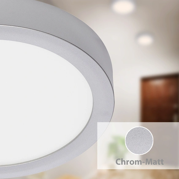 LED-Aufbauleuchte »FIRE«, ∅: 22,5 cm, Höhe: 3,2 cm, 16,5 W