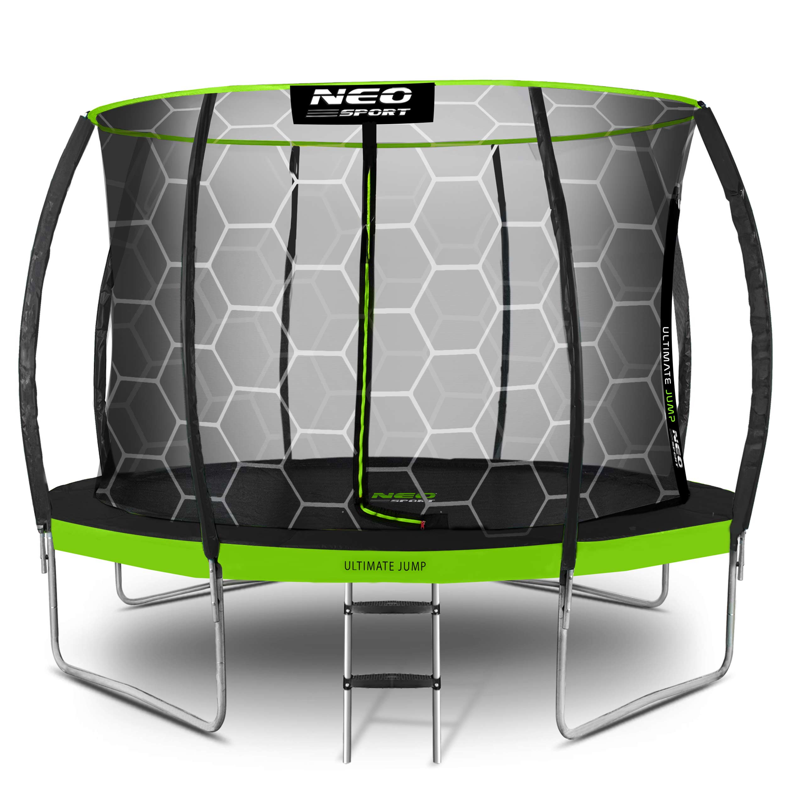Trampolina ogrodowa z siatką wewnętrzną Neo-Sport 435cm 14ft