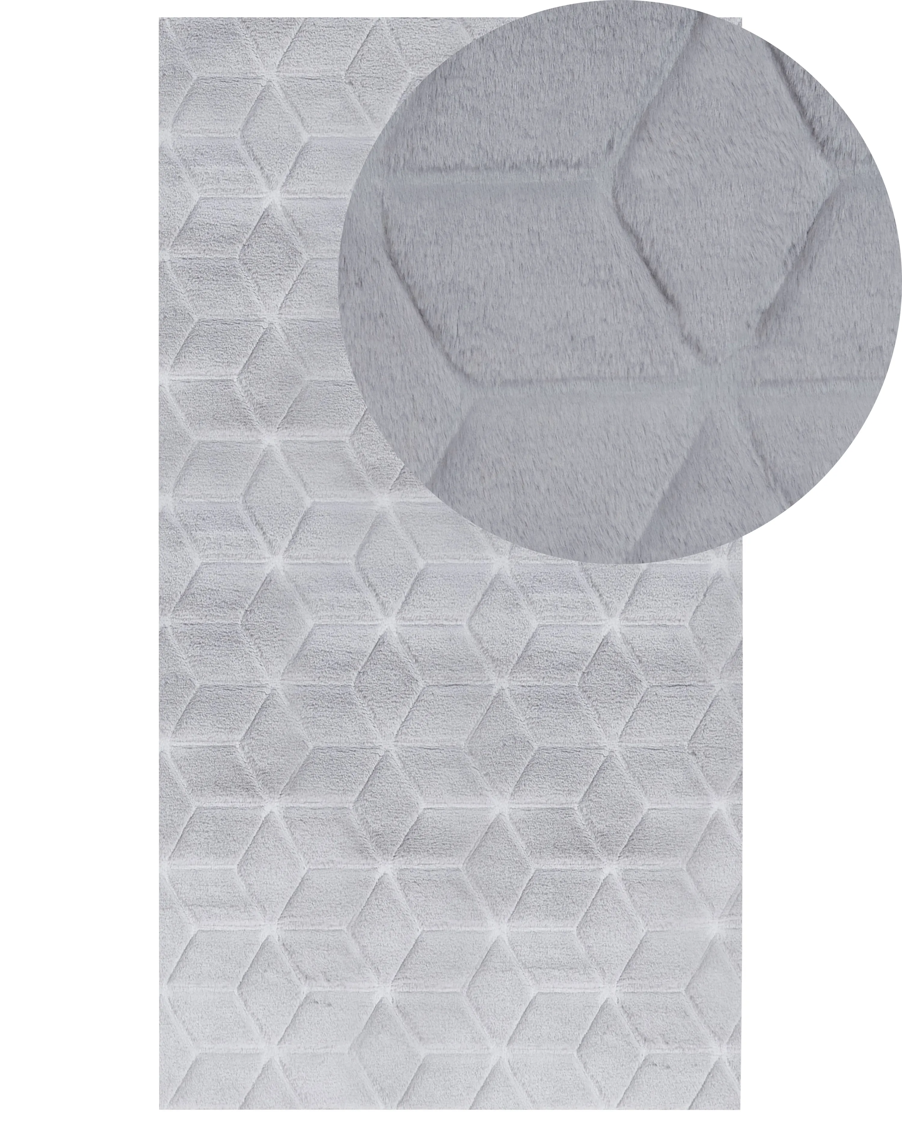 Faux Fur Rug THATTA Grey 160 x 230 cm