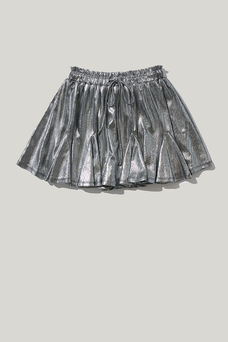 Hello Franki Elastic Waist Godet Skort for girls