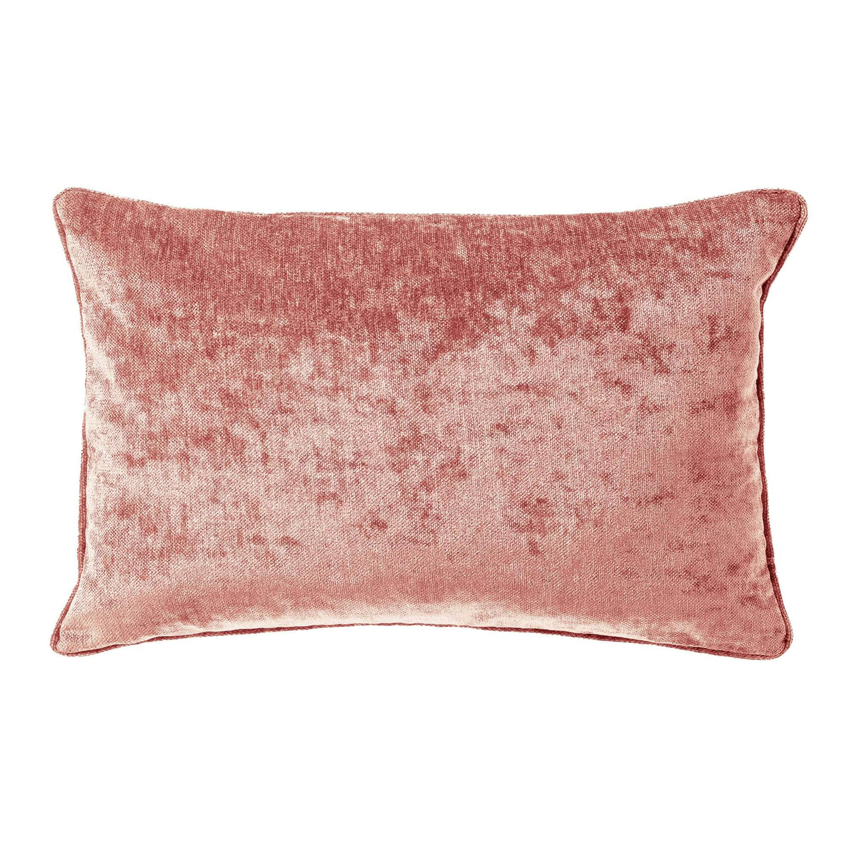 LEWY - sierkussen 30x50 cm - glansvelours - Old Rose - roze