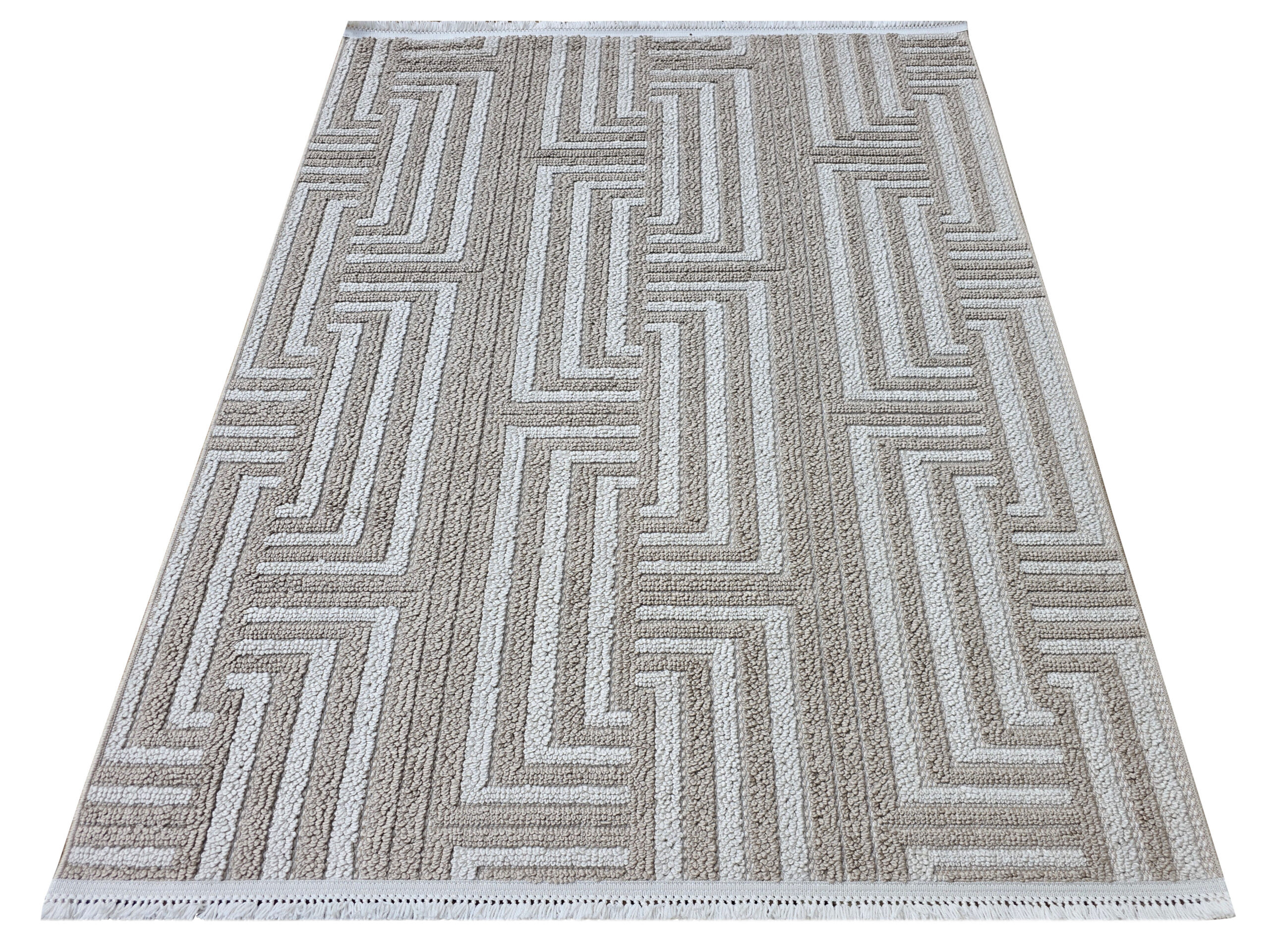 Dywan beżowy boucle Milano 011 idealny do pokoju salonu 060x100