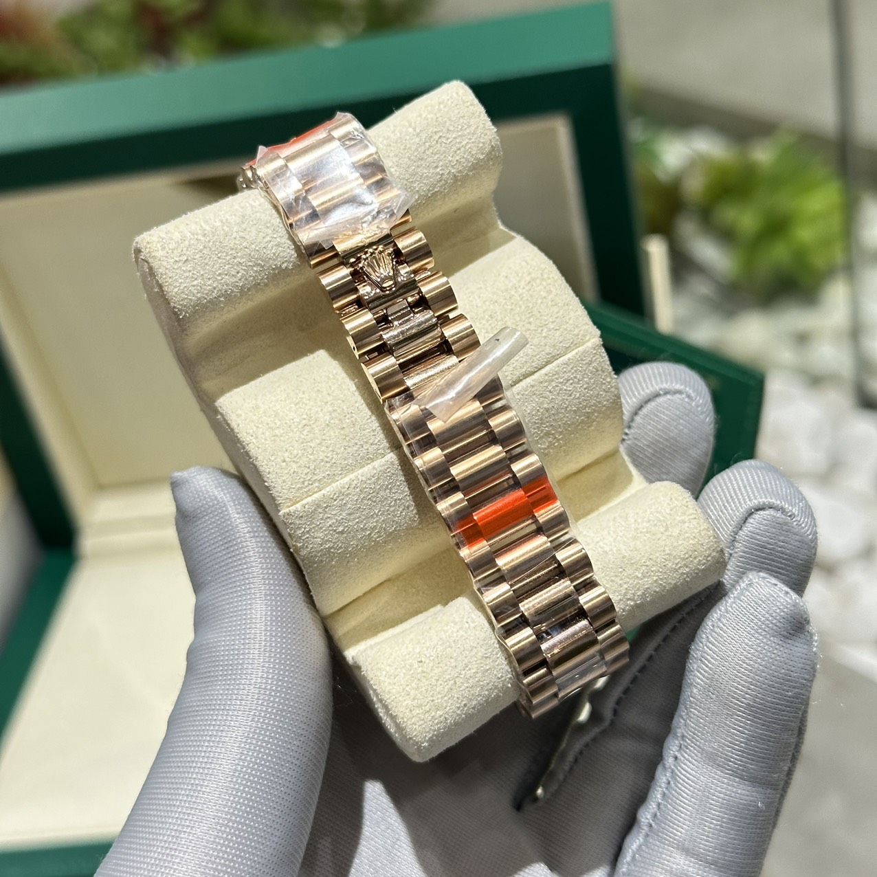 Rolex Datejust 278285rbr-0006 RG Plated Chocolate Dial CZ Diamonds 31mm BPF Replica