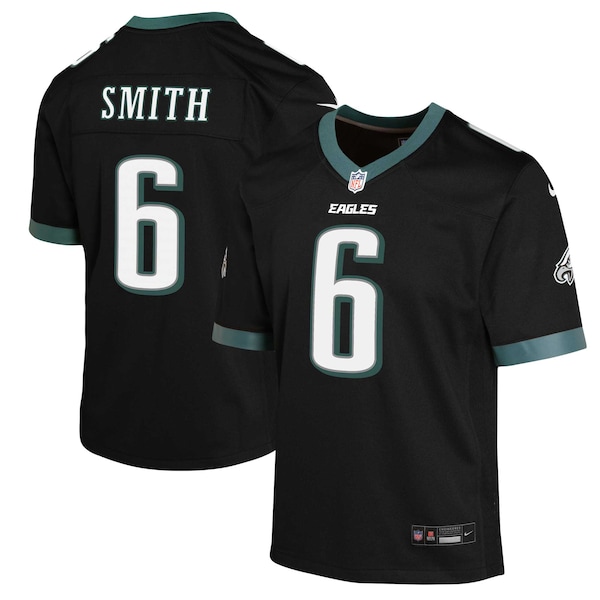 DeVonta Smith Philadelphia Eagles Nike Youth Game Jersey - Black/White