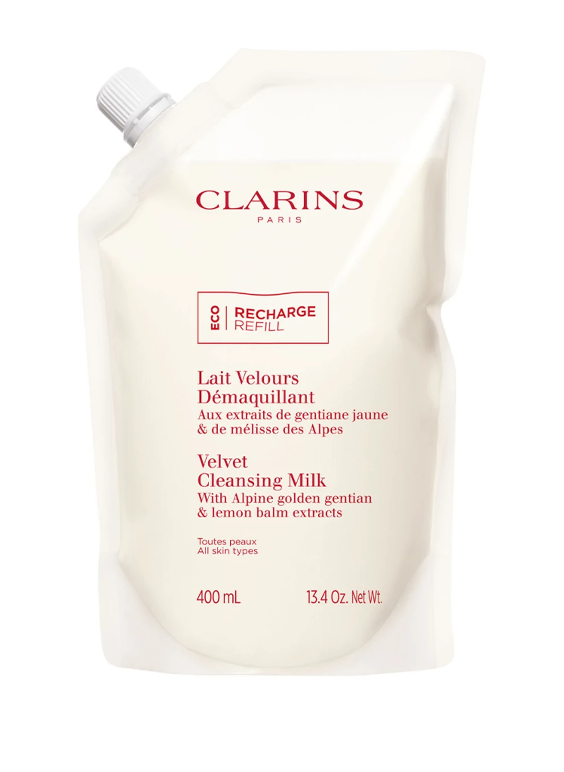 CLARINS LAIT VELOURS DÉMAQUILLANT REFILL