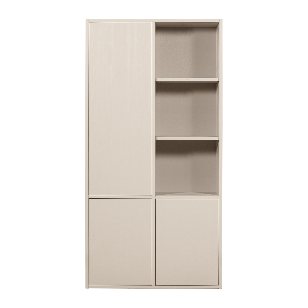 WOOOD opbergkast Merel - Grenen - Dust - 100x200x44