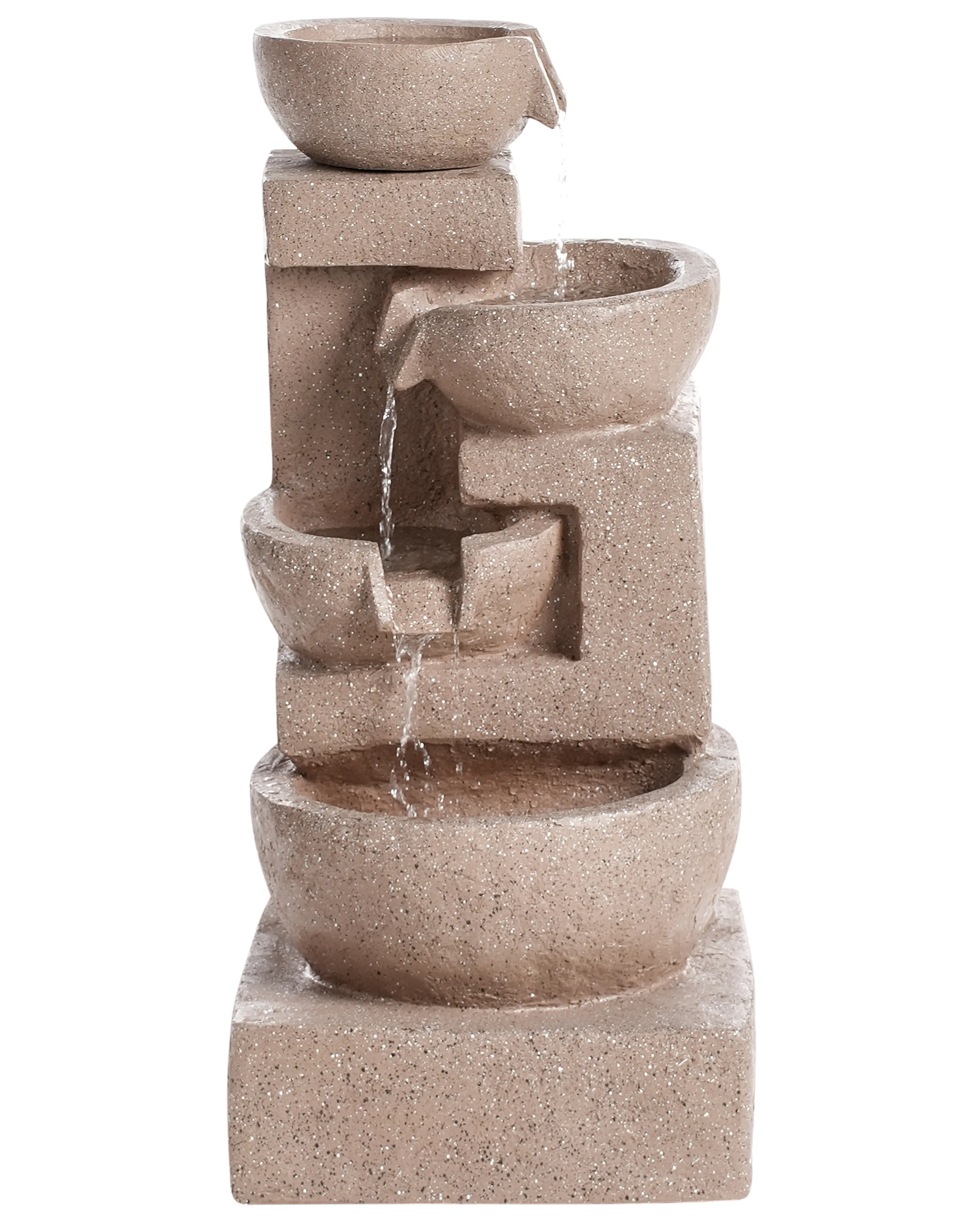 Garden Water Feature VALLESINELLA Light Brown