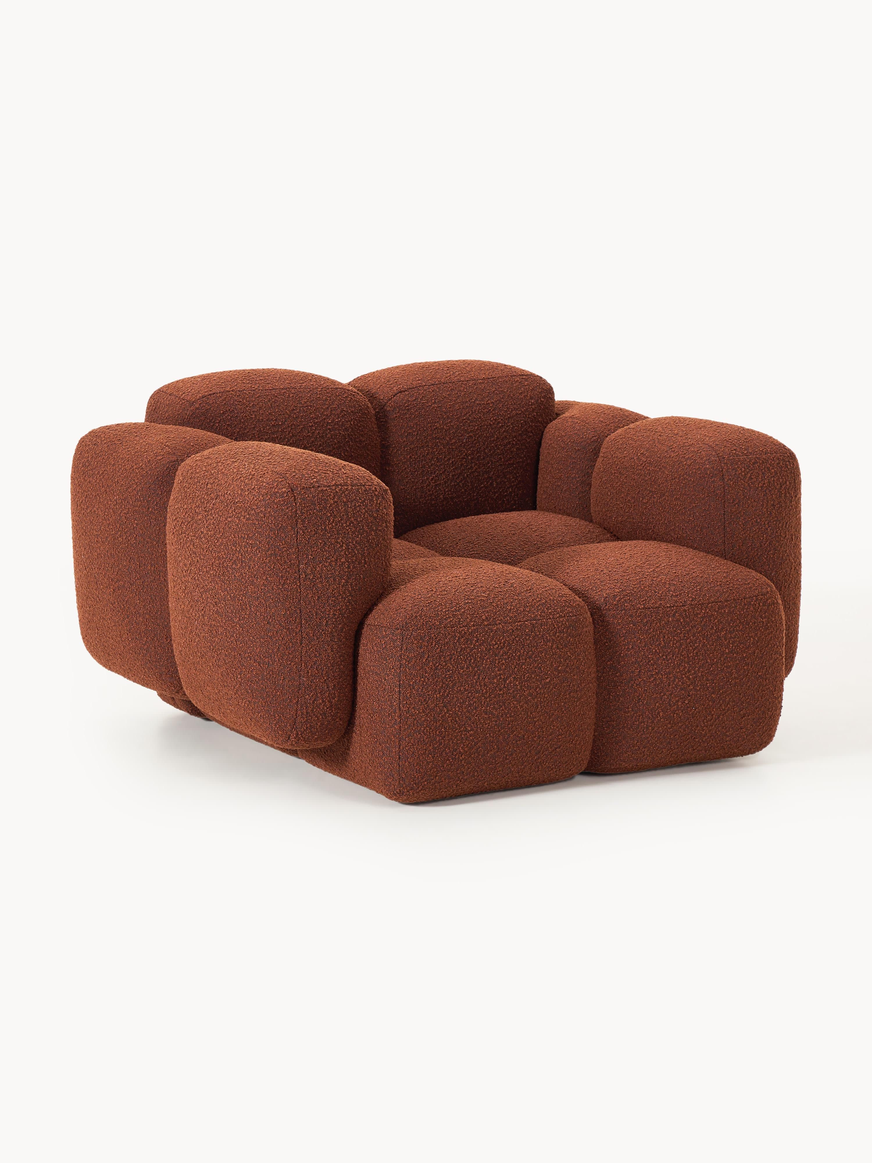 Loungesessel Tayla aus Bouclé