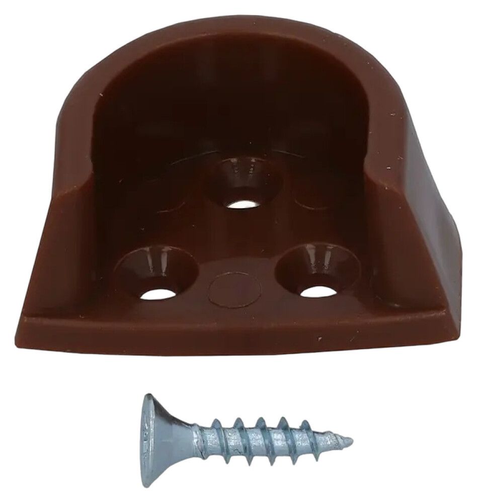 SKAPRØRHOLDER STABILIT Ø20MM BRUN