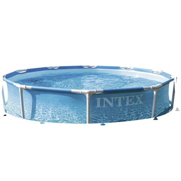 Pool, Rund, BxH: 305x76, blau