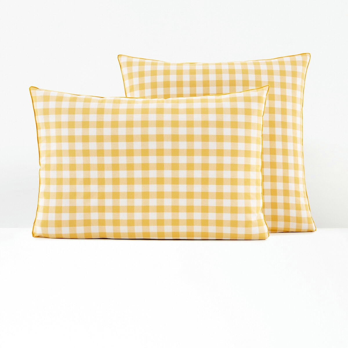 Taie d'oreiller enfant coton, Veldi jaune